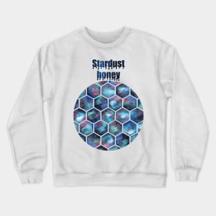 Watercolor stardust honeycomb Crewneck Sweatshirt